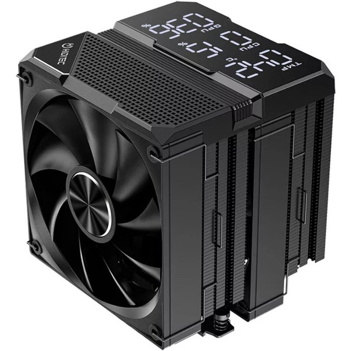 Hiditec DC40 PRO Disipador de CPU con Pantalla Digital RGB y 2 Ventiladores 120mm Hiditec DC40 PRO Disipador de CPU con Pantalla Digital RGB y 2 Ventiladores 120mm